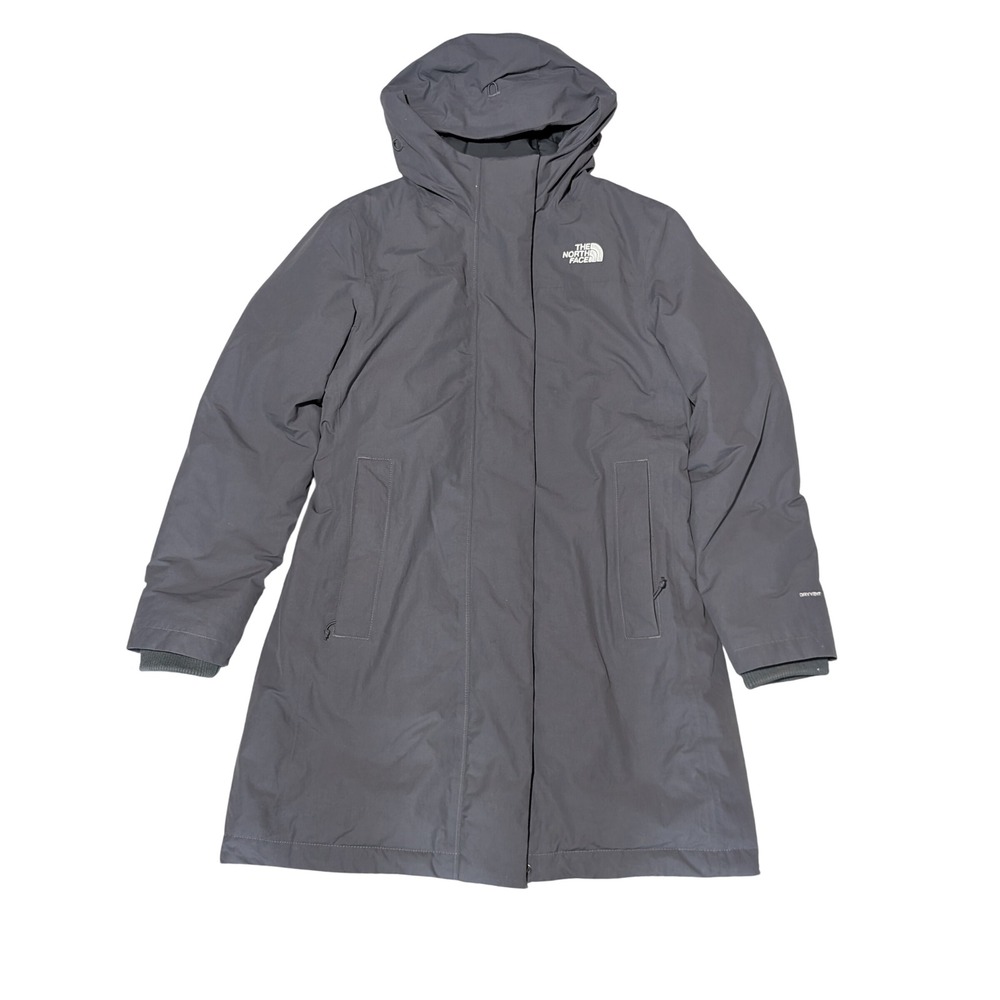 The North Face Parka Womens Medium Gray Arctic DryVent 550 Down Jacket Coat